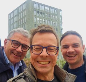 Mitglieder der neuen FDP-Fraktion im Passauer Stadtrat v.l.n.r. Georg Steiner, Fraktionsvorsitzenden Holm Putzke und Sebastian Frankenberger